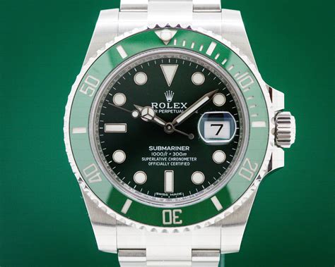 rolex submariner 116610 green|Rolex Submariner 116610 for sale.